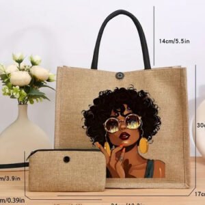 Sac en toile avec pochette